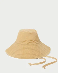 Hannah Parchment Nylon Bucket Hat