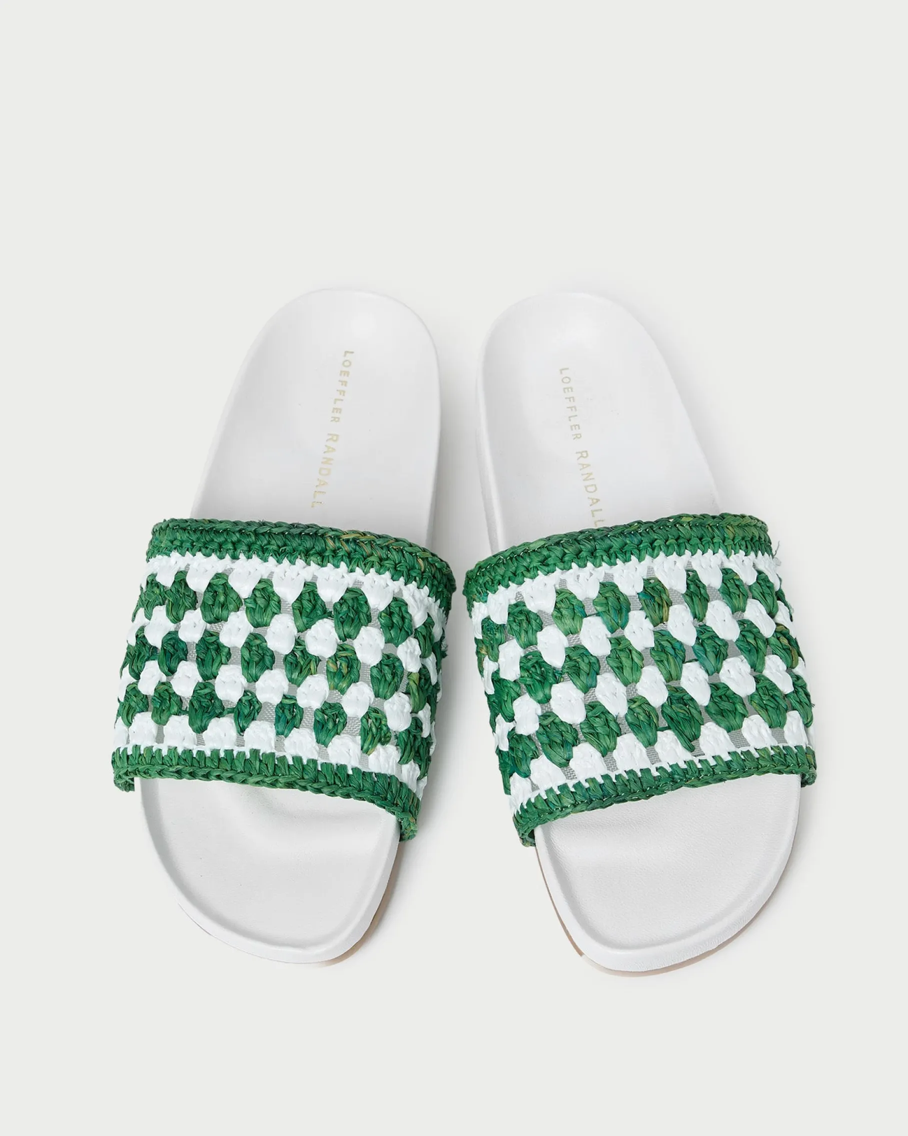 Henri Natural Crochet Leather Sandal