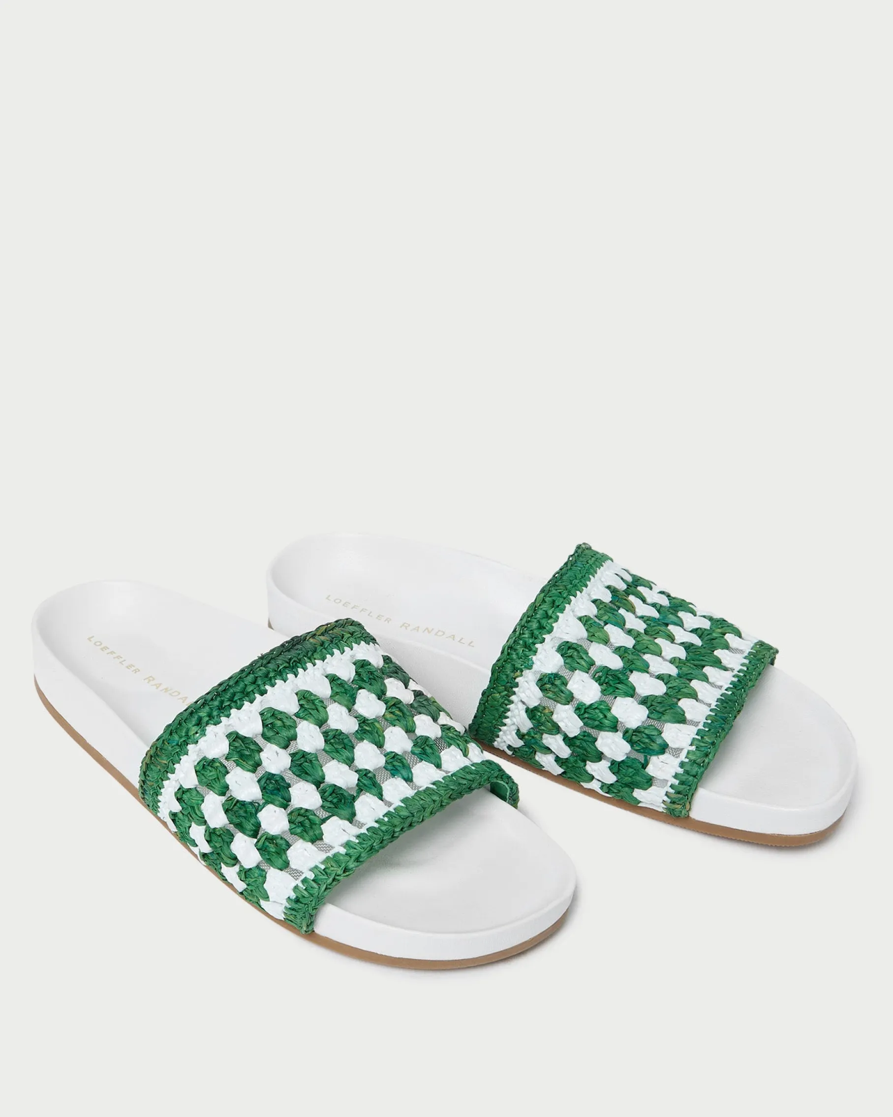 Henri Natural Crochet Leather Sandal