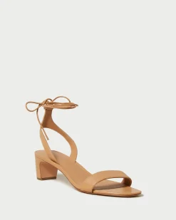 Jackie Dune Mid Heel Sandal