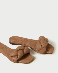 Joanna Blue Denim Braided Sandal
