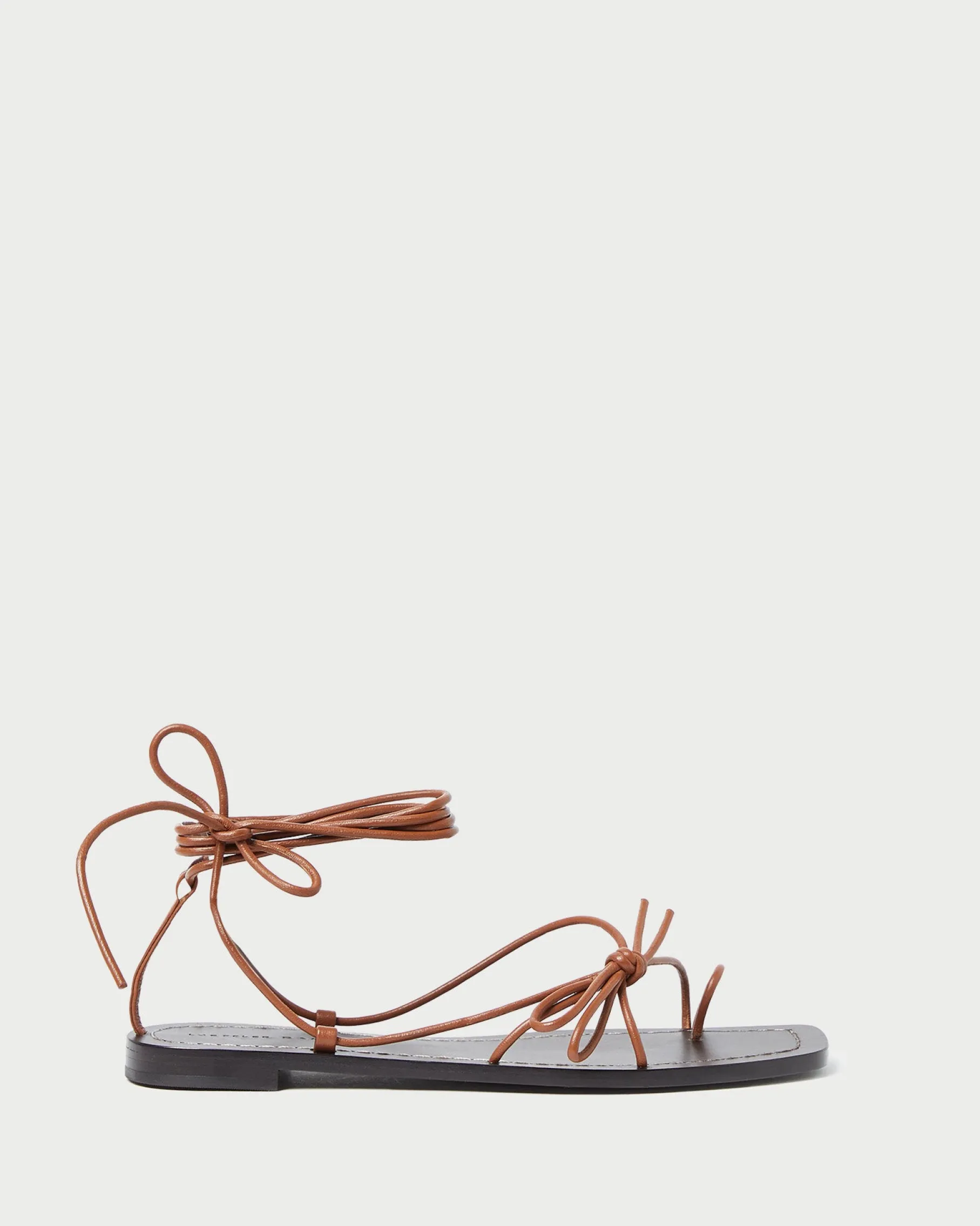 Jude Timber Leather Flat Sandal