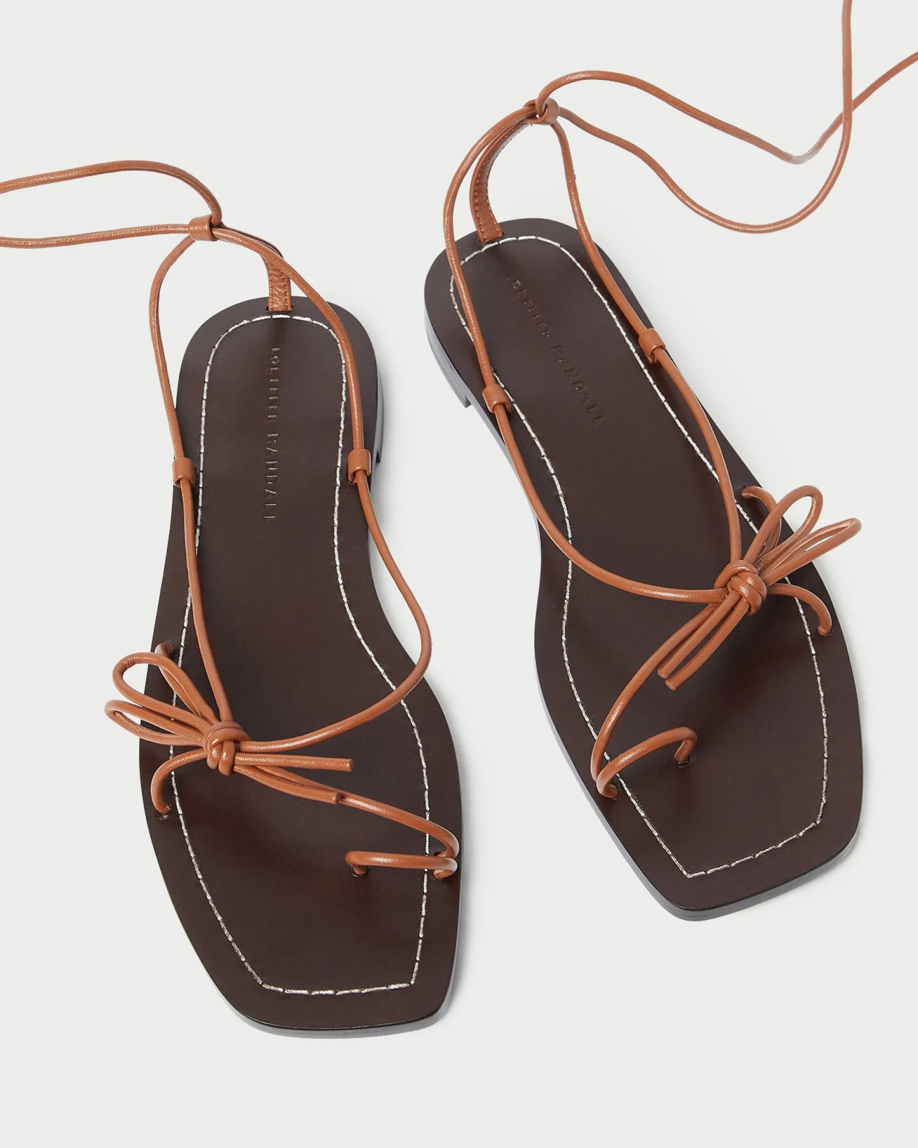 Jude Timber Leather Flat Sandal