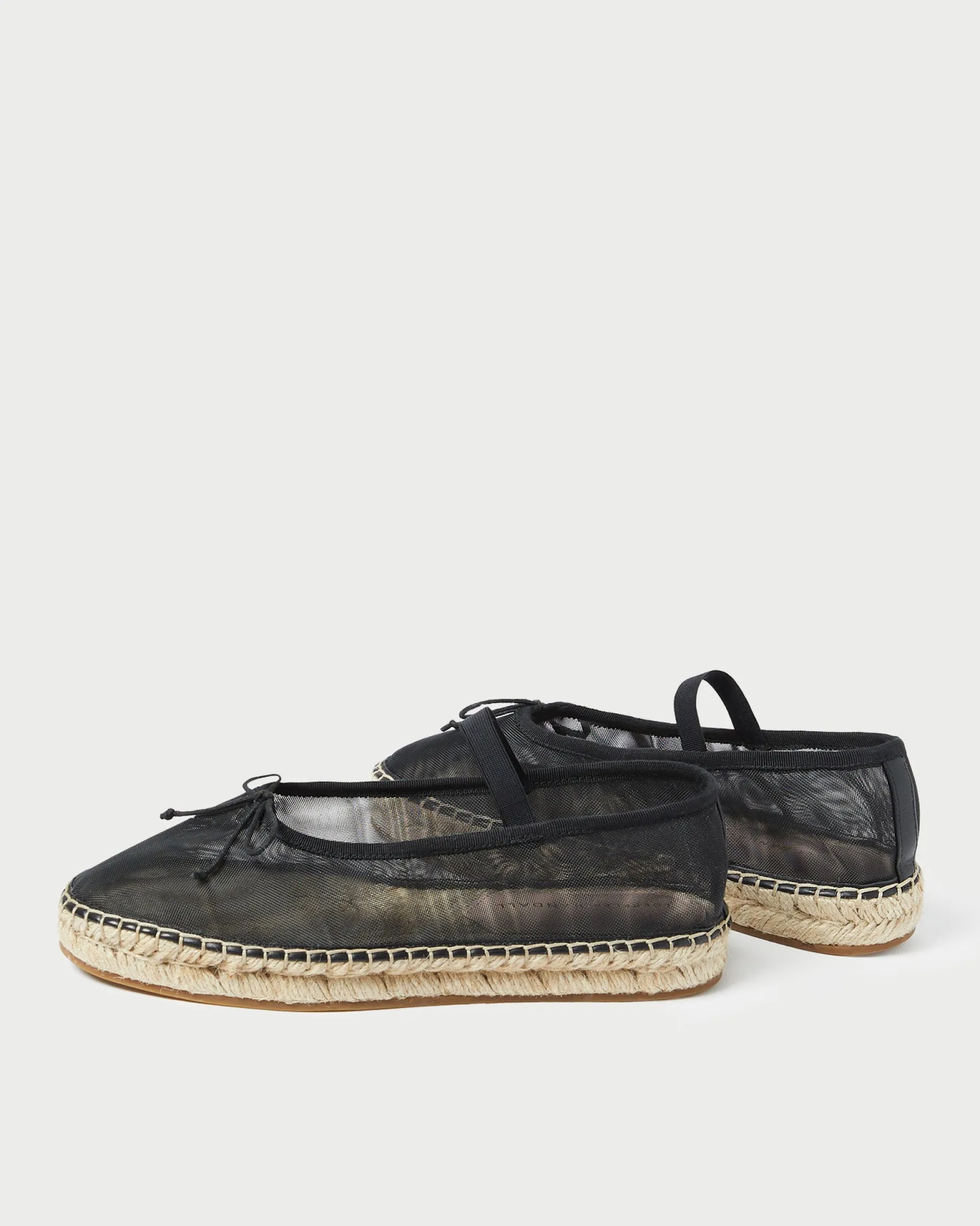 Kayla Black Mesh Ballet Espadrille