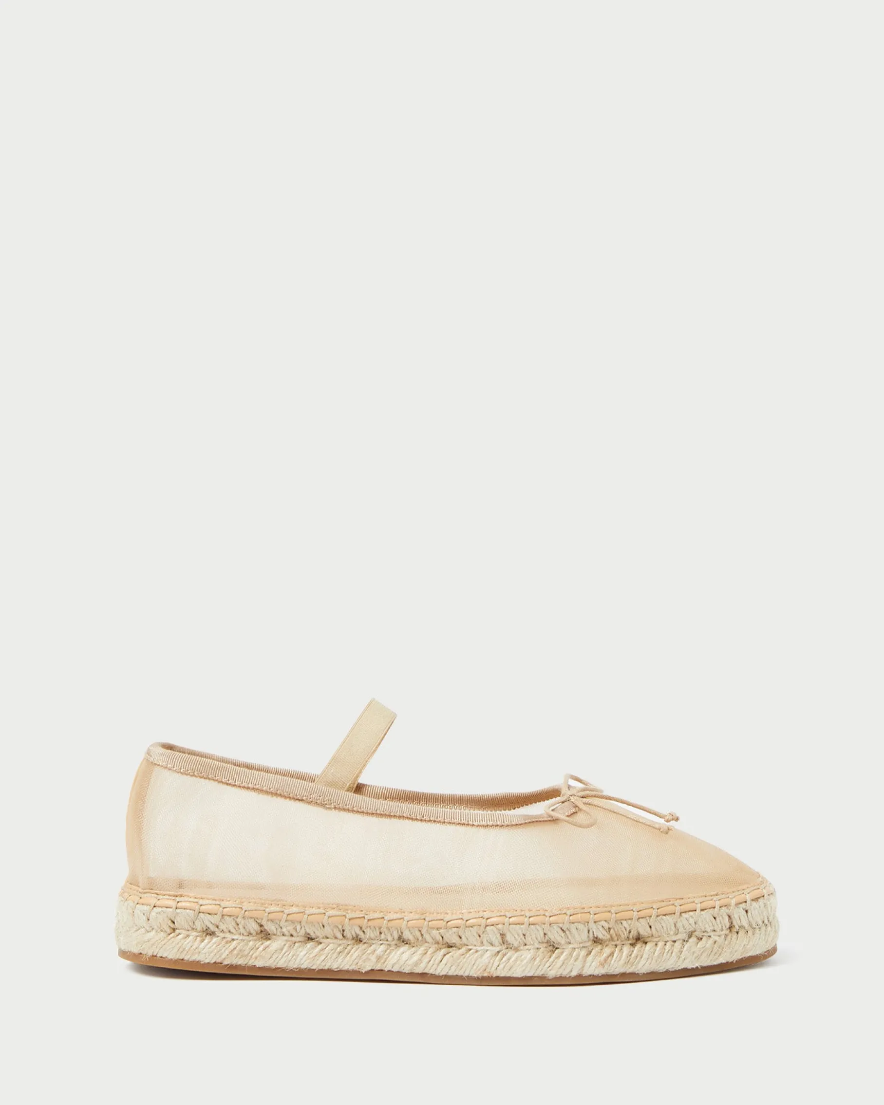 Kayla Black Mesh Ballet Espadrille