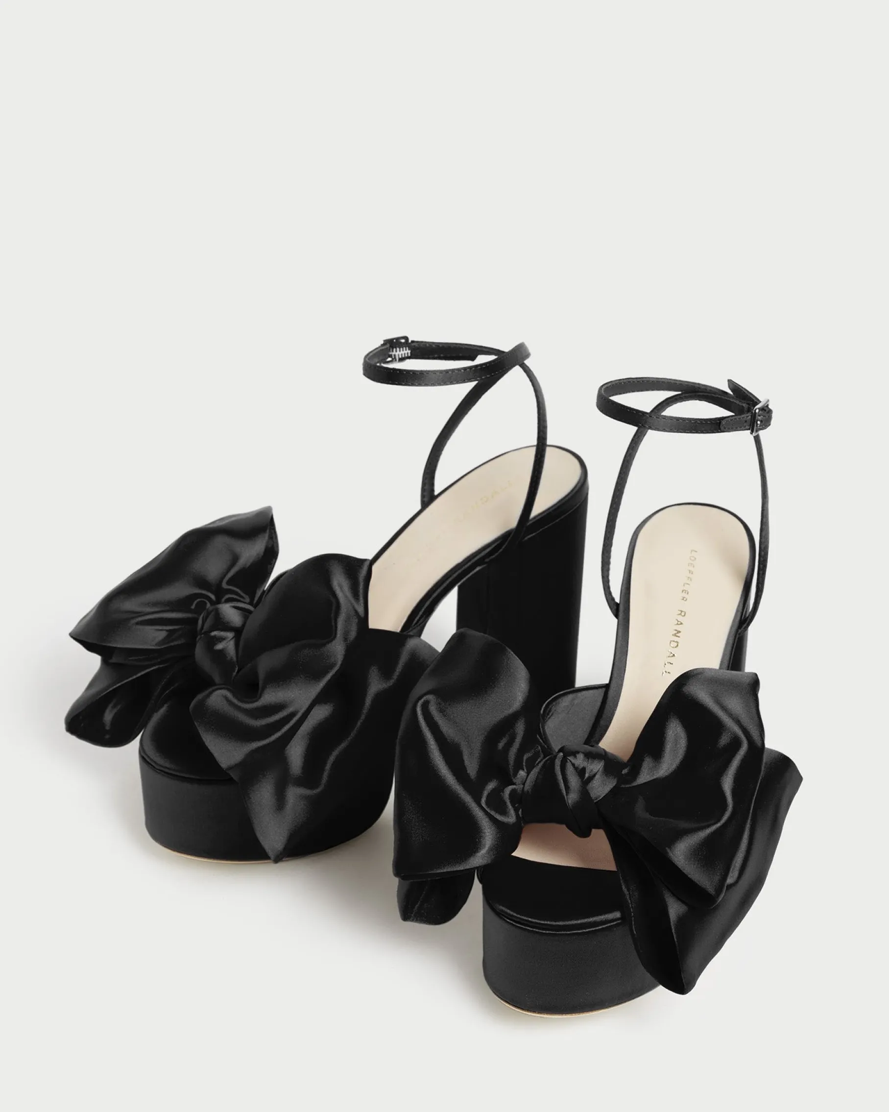 Kiki Red Satin Platform Sandal