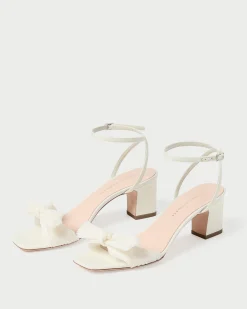 Kimora Pearl Pleated Bow Heel
