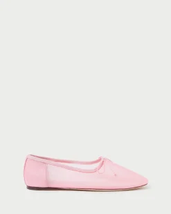 Landon Black Leather Ballet Flat