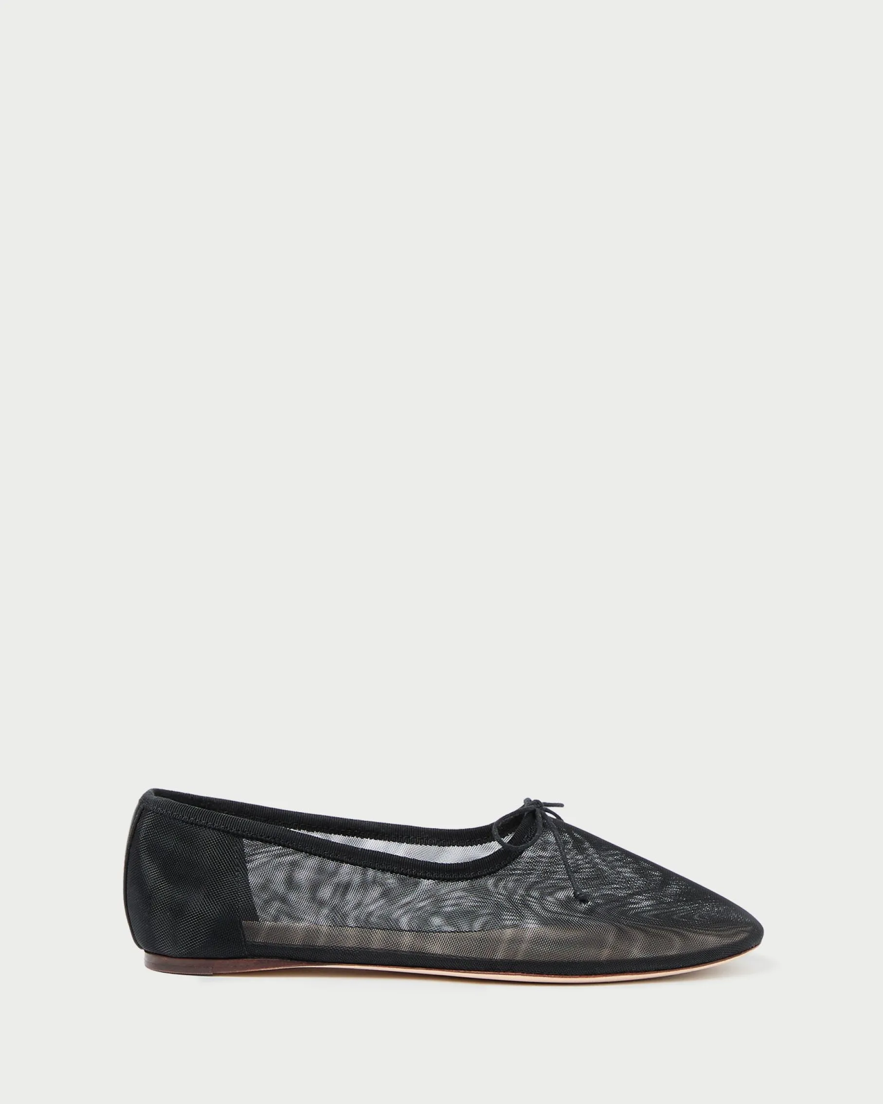 Landon Black Leather Ballet Flat
