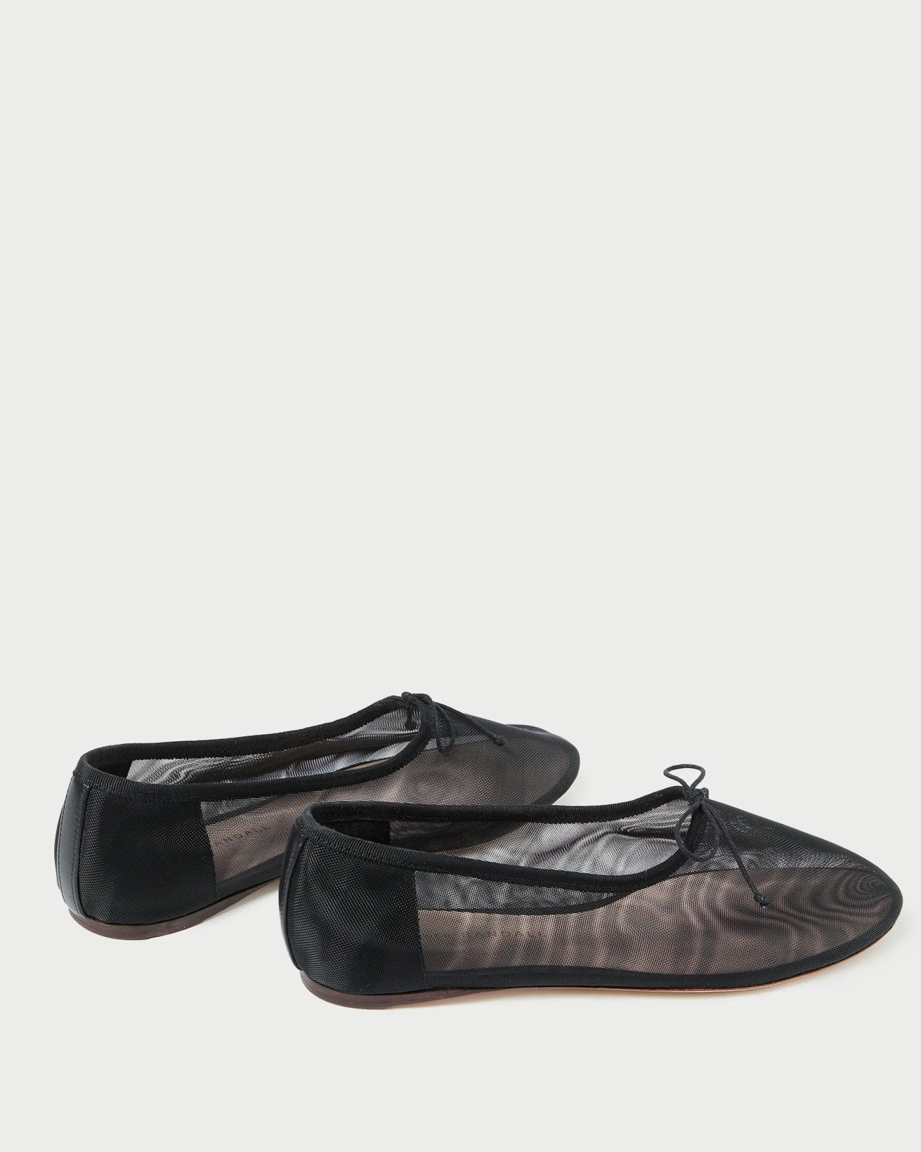 Landon Black Leather Ballet Flat