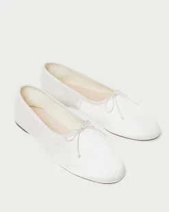 Landon Black Leather Ballet Flat