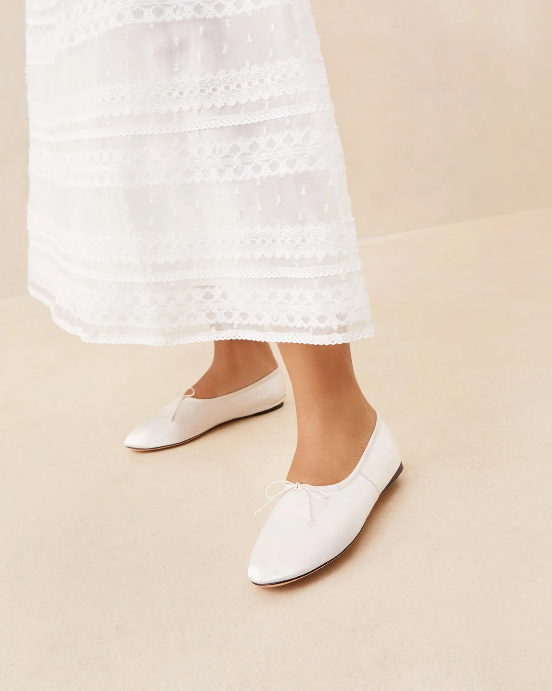 Landon Black Leather Ballet Flat