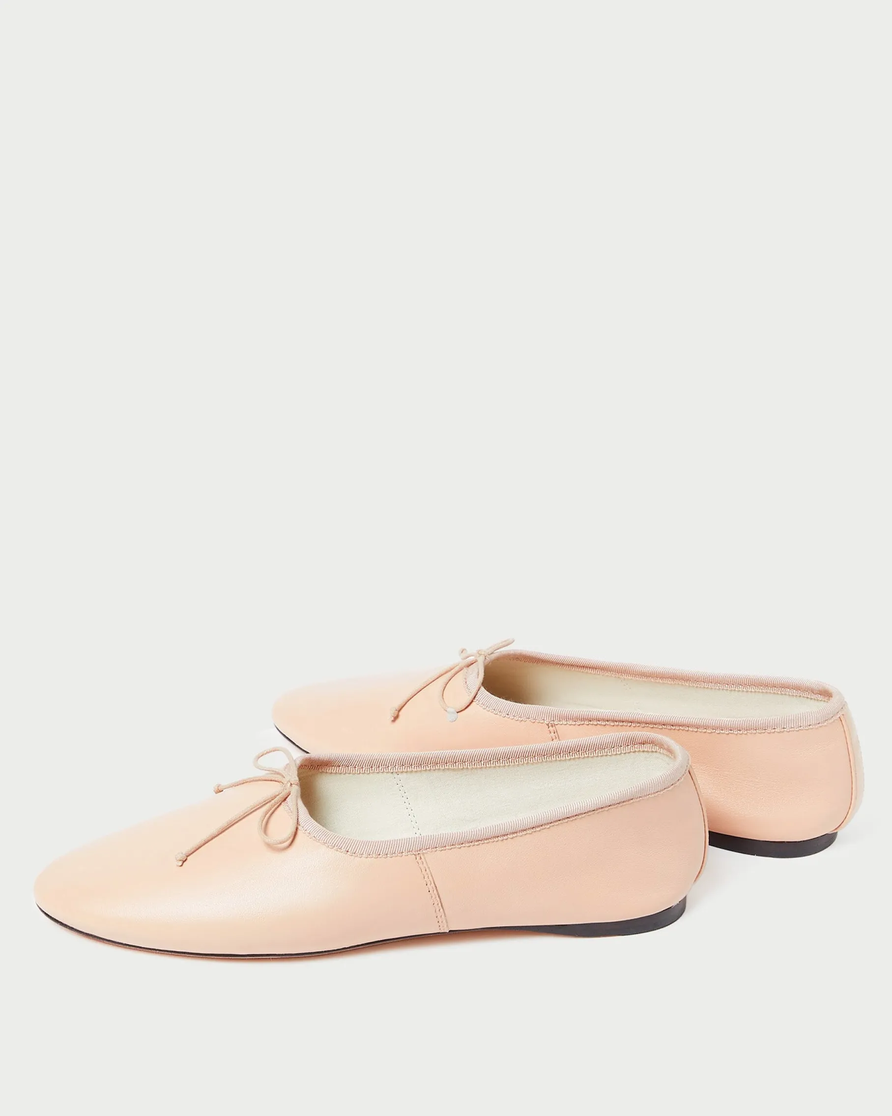 Landon Black Leather Ballet Flat