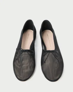 Landon Black Mesh Ballet Flat
