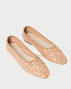 Landry Chocolate Woven Ballet Flat