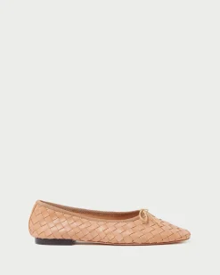 Landry Honey Woven Ballet Flat