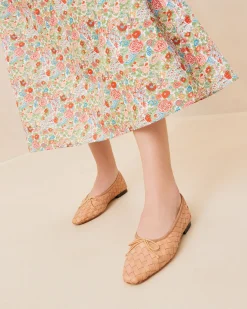 Landry Honey Woven Ballet Flat