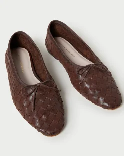 Landry Honey Woven Ballet Flat