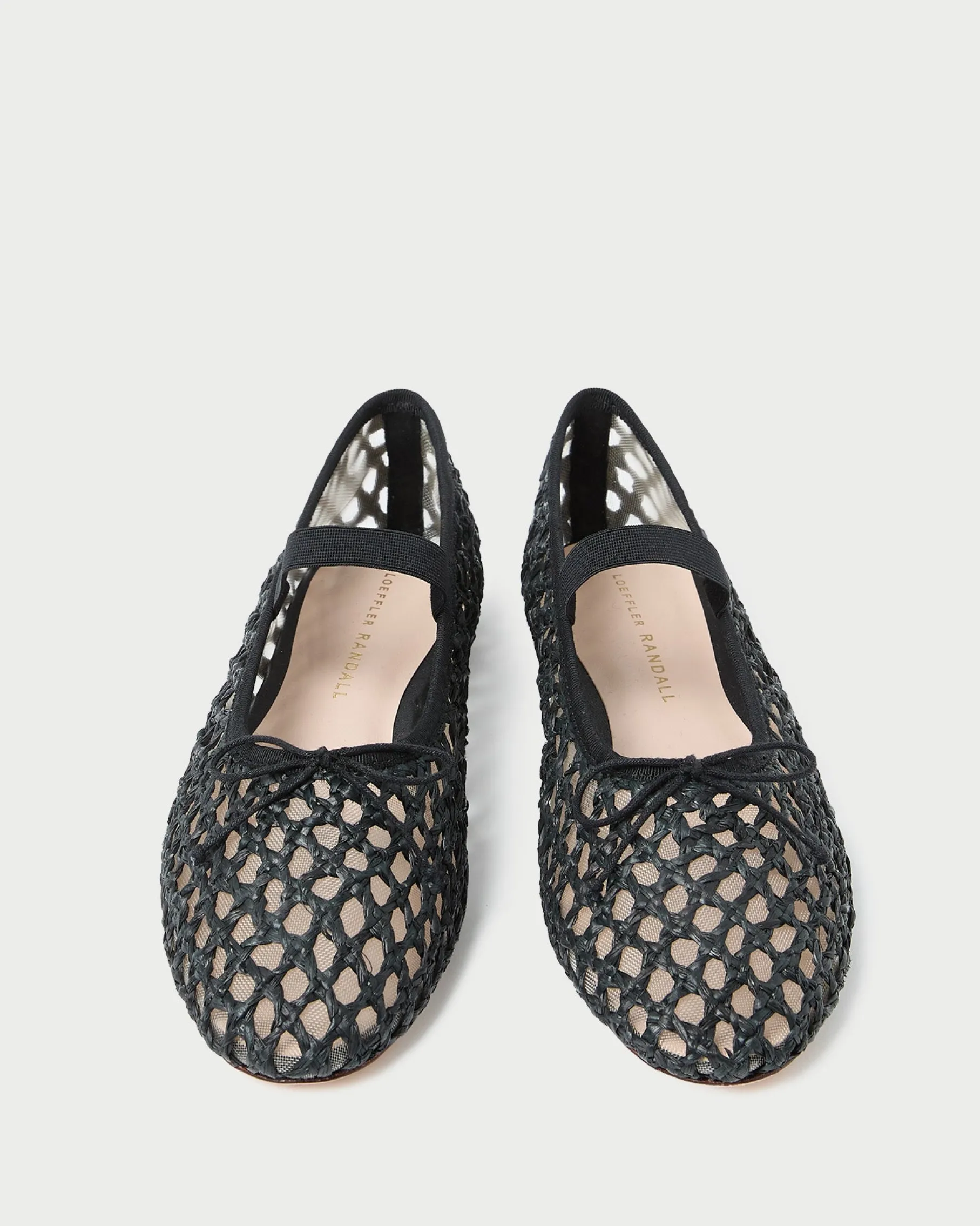 Leonie Black Crochet Ballet Flat