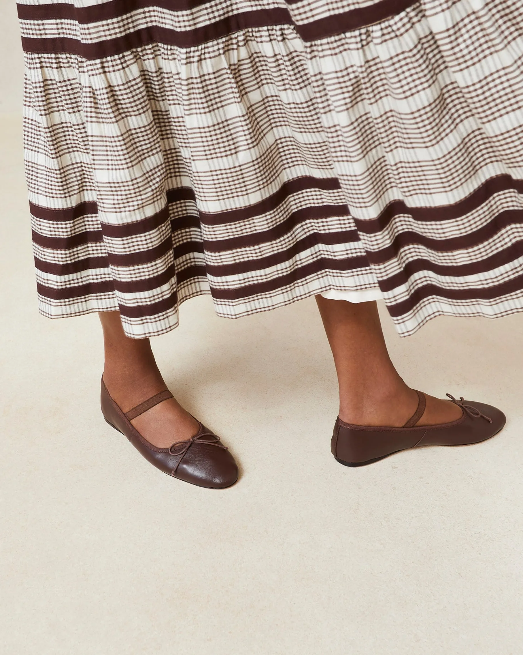 Leonie Black Crochet Ballet Flat