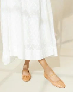 Leonie Black Satin Ballet Flat