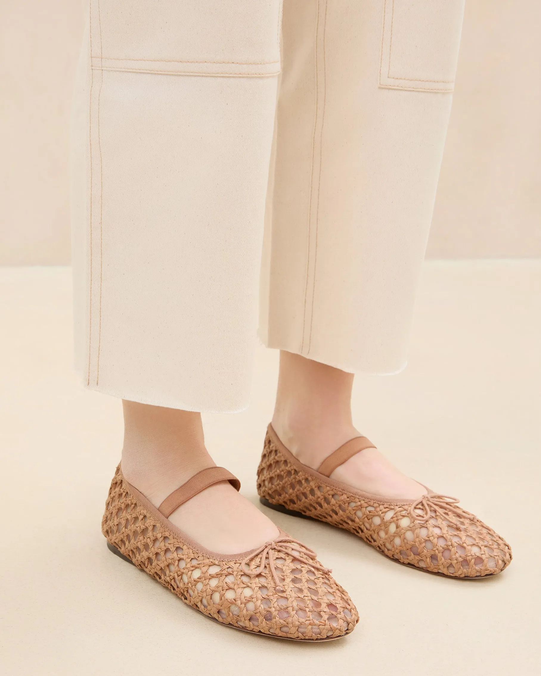 Leonie Caramel Ballet Flat