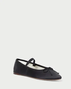 Leonie Chocolate Leather Ballet Flat
