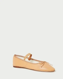 Leonie Chocolate Leather Ballet Flat