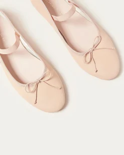 Leonie Chocolate Leather Ballet Flat