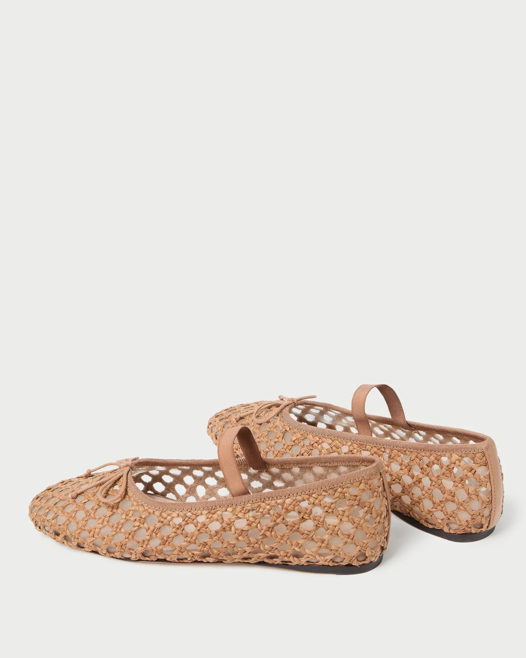 Leonie Chocolate Satin Ballet Flat