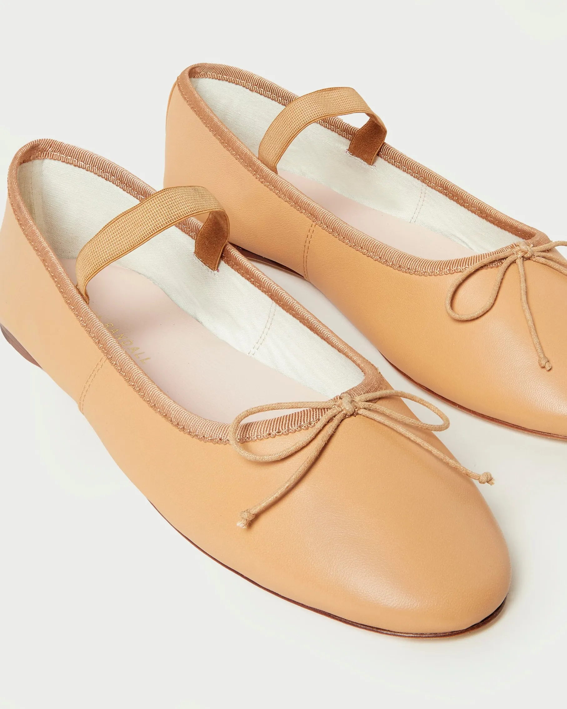 Leonie Chocolate Satin Ballet Flat