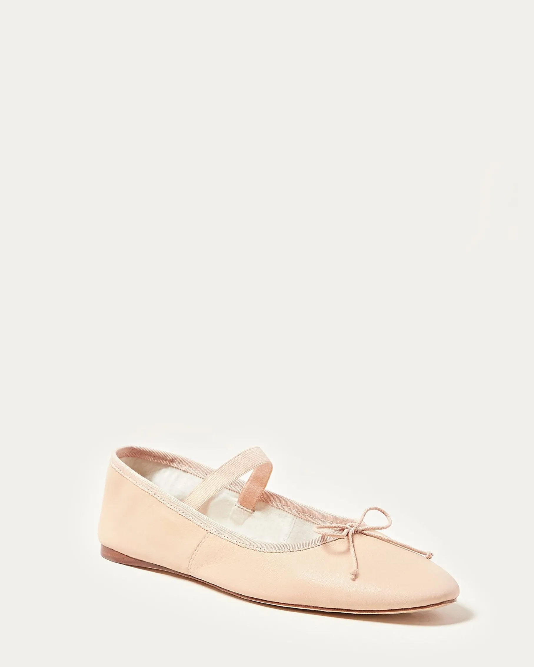 Leonie Chocolate Satin Ballet Flat