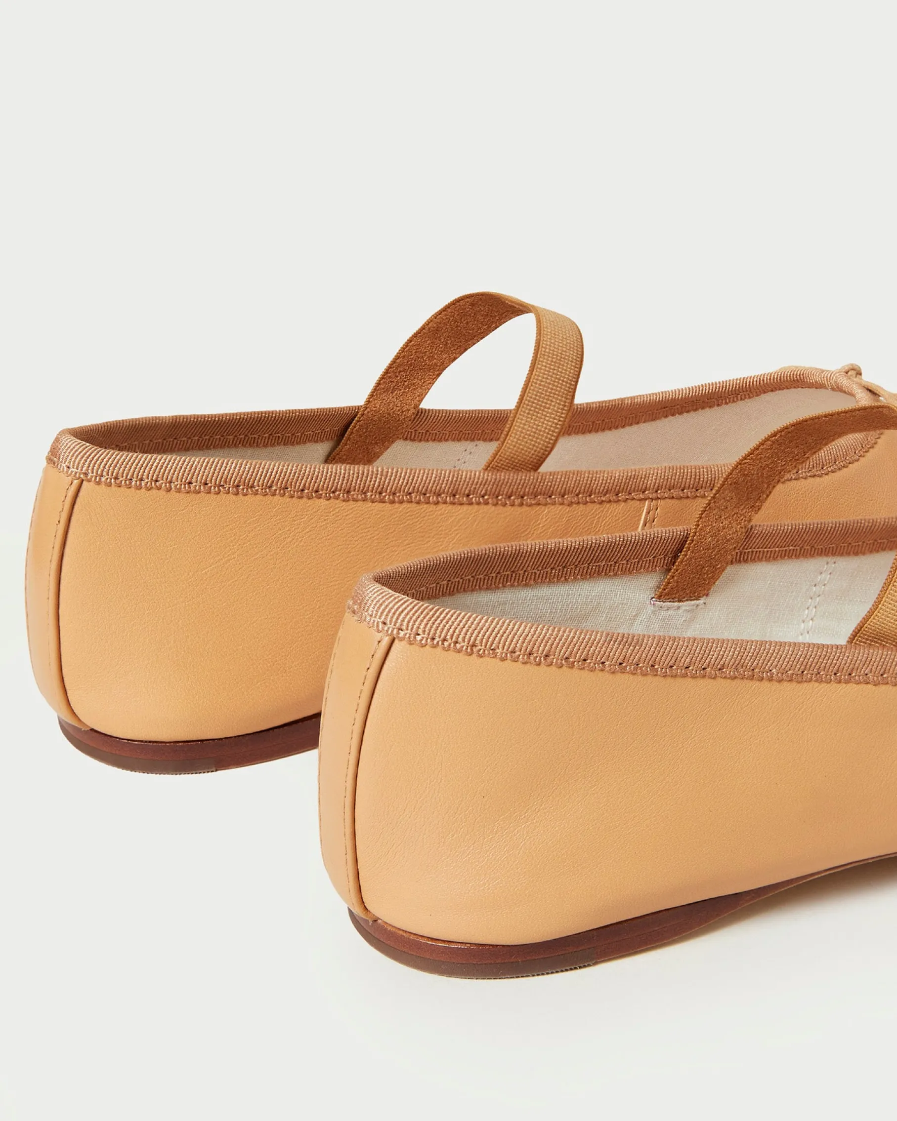 Leonie Chocolate Satin Ballet Flat