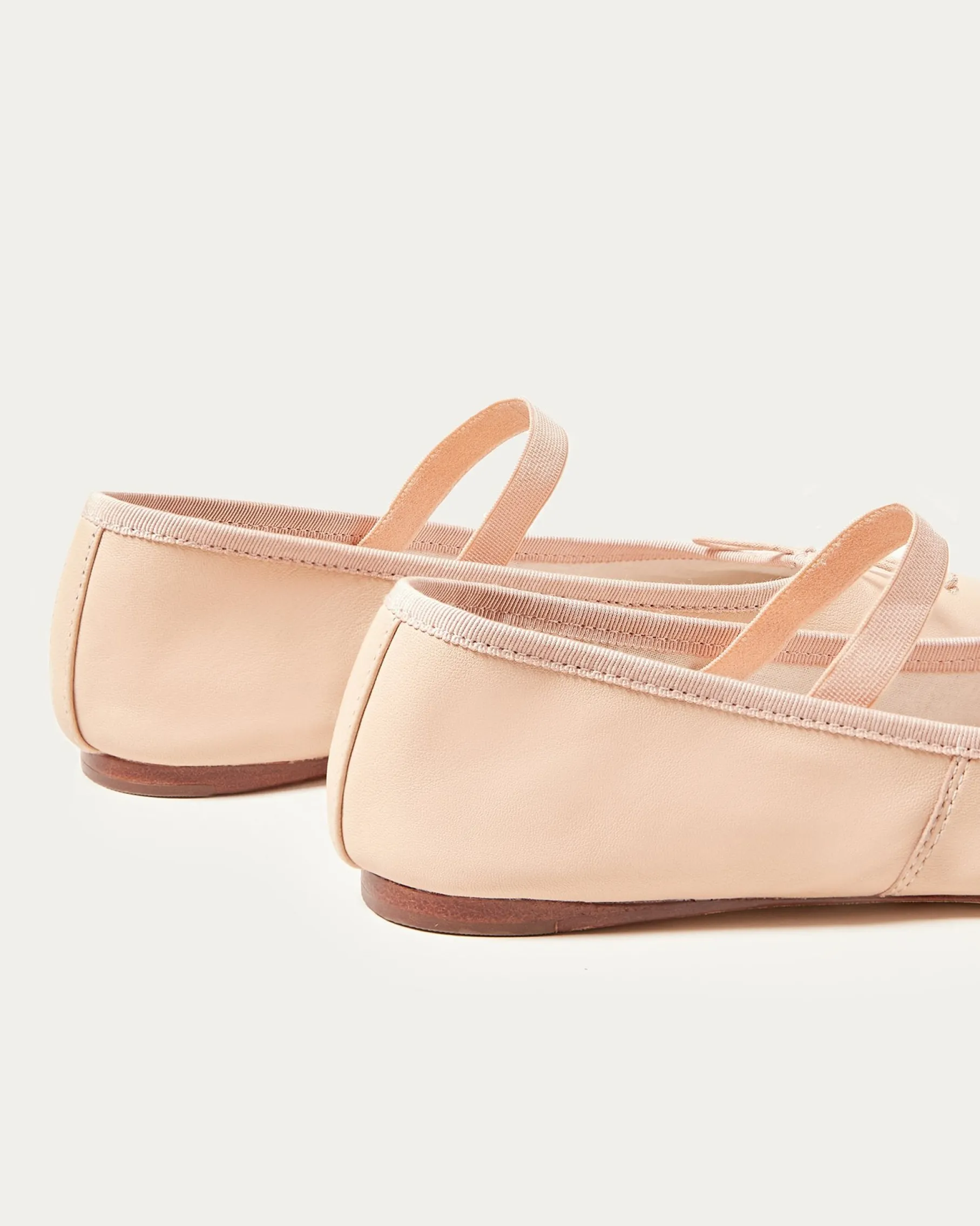 Leonie Chocolate Satin Ballet Flat