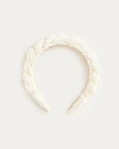 Lilac Pearl Braided Headband