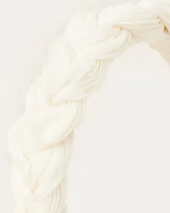 Lilac Pearl Braided Headband