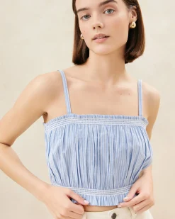 Maggie Green Floral Cinched Camisole