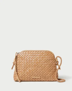 Mallory Desert Sand Woven Crossbody