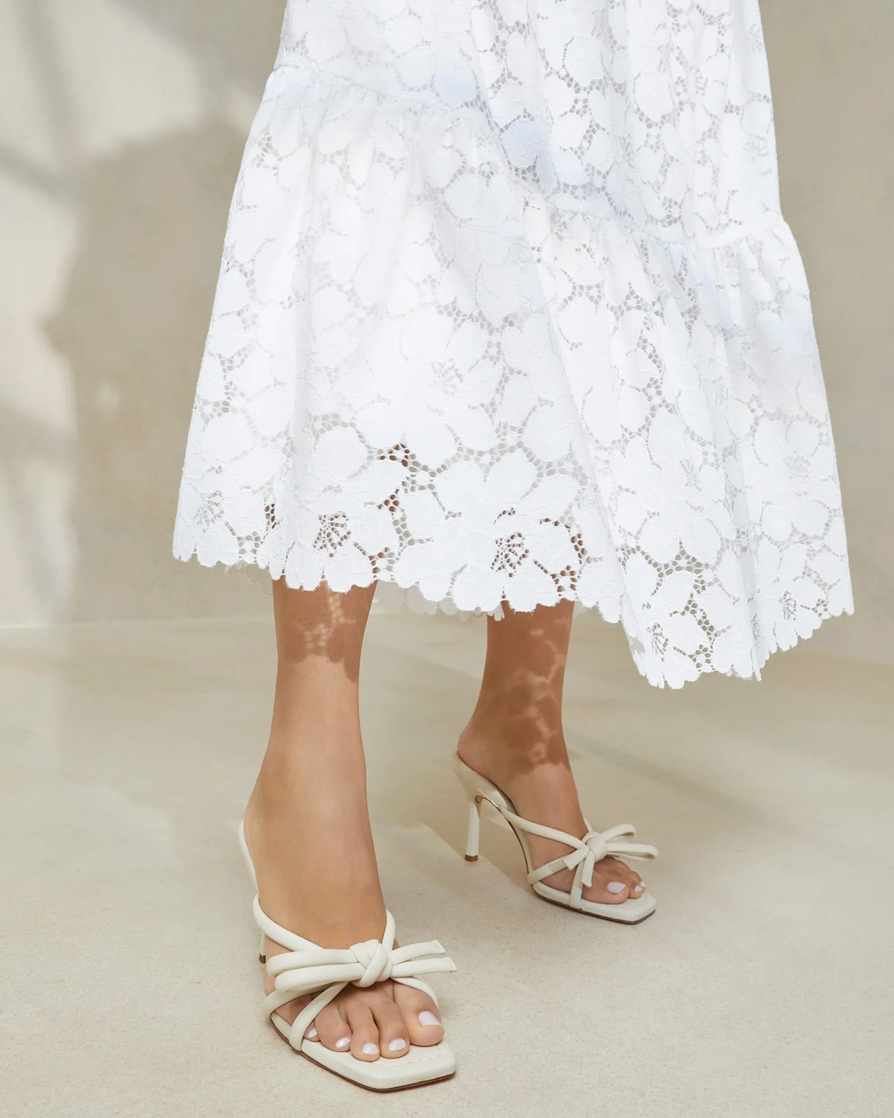 Margi Cappuccino Bow Heel