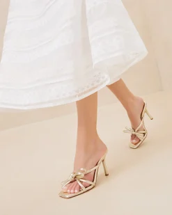 Margi Cappuccino Bow Heel