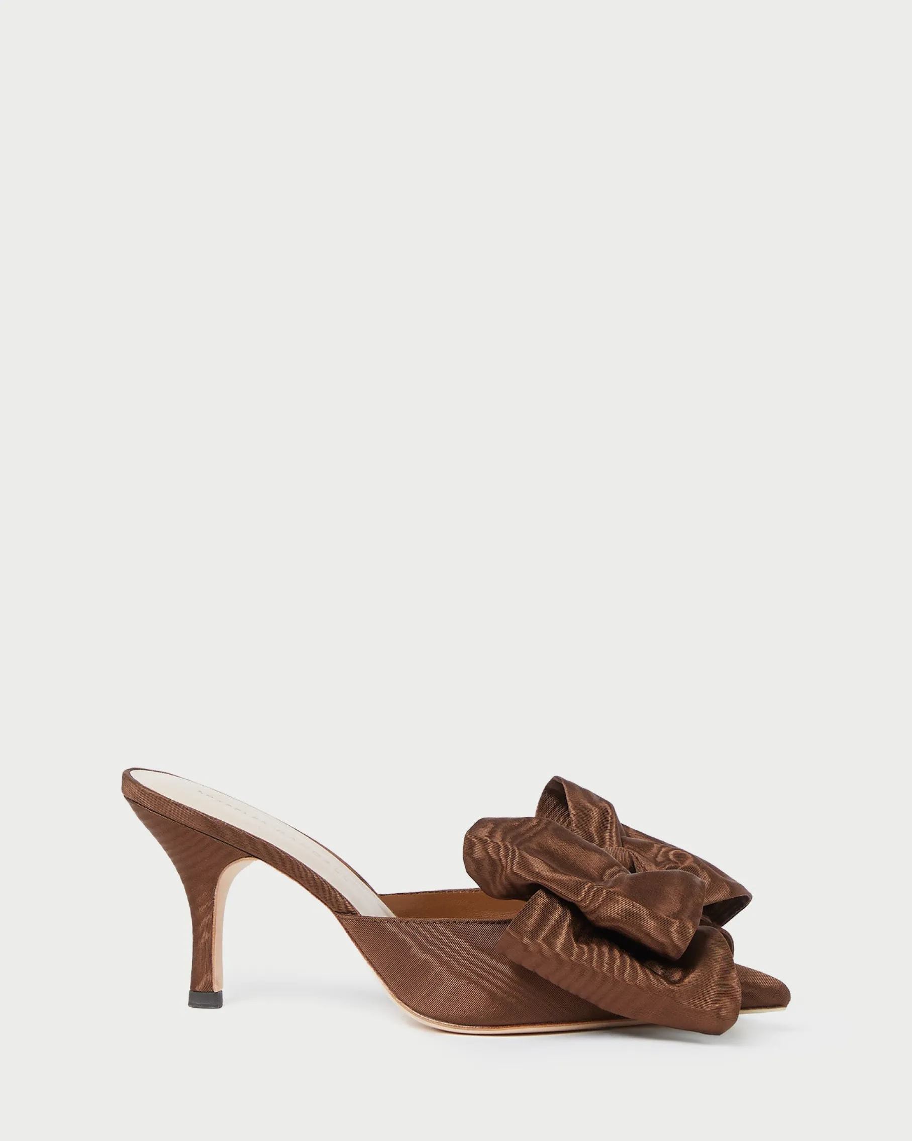 Margot Cream Satin Bow Mule