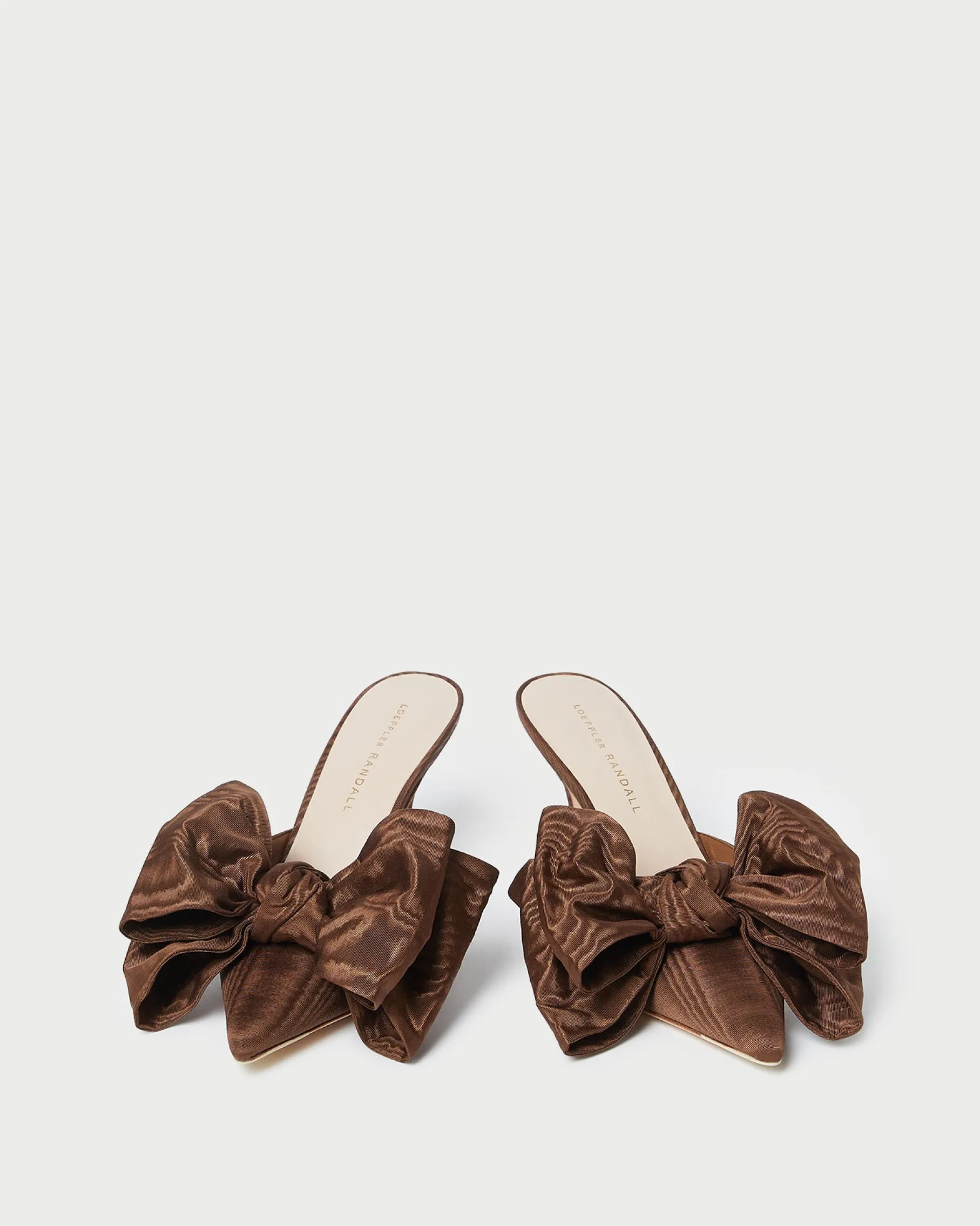 Margot Cream Satin Bow Mule