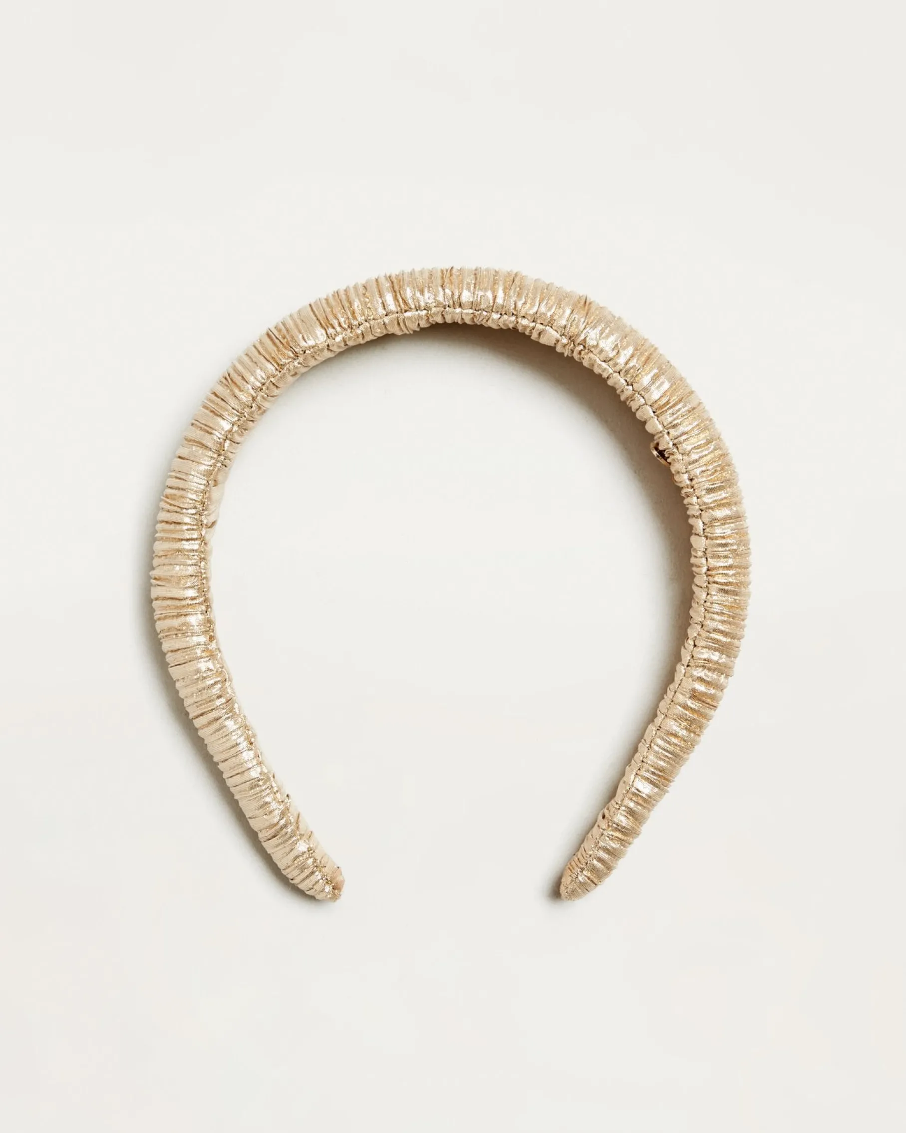Marina Gold Puffy Headband