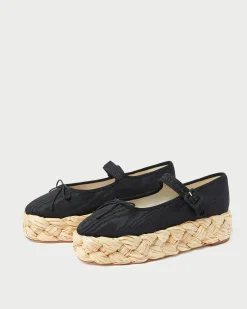 Marlowe Black Mary Jane Espadrille