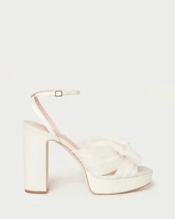 Natalia Pearl Platform Bow Heel
