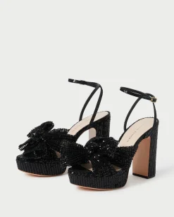 Natalia Pearl Platform Bow Heel