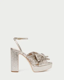 Natalia Pearl Platform Bow Heel