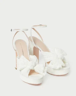 Natalia Pearl Platform Bow Heel
