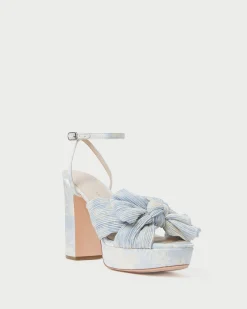 Natalia Pearl Platform Bow Heel