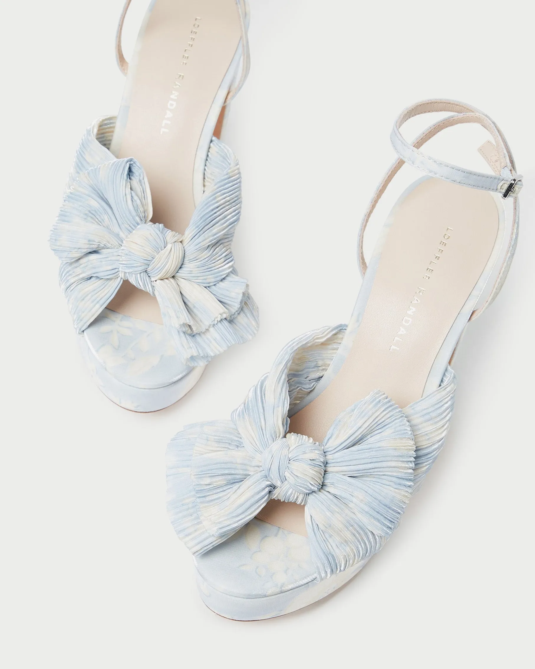 Natalia Pearl Platform Bow Heel